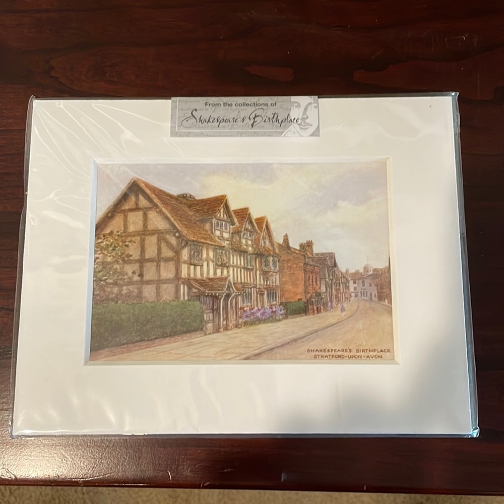 Art print of Shakespeare’s Birthplace: Stratford-Upon-Avon.